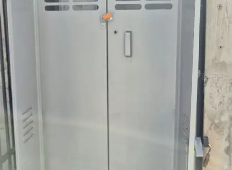 Cabine de medição do padrão de entrada de energia